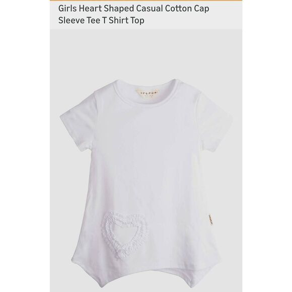 NWT IPUANG GIRLS HEART TOP - Picture 1 of 4